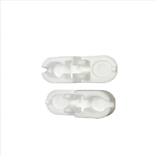 HASAYAKI Connettore per catena per tende, confezione da 20, riparazione per tende a rullo, tonalità di perline, catene e corde - bianco
