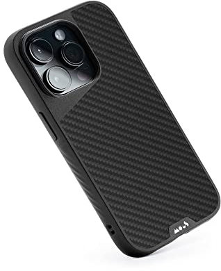 Mous for iPhone 14 Pro Case MagSafe Compatible - Limitless 5.0 - Carbon Fibre - Protective iPhone 14 Pro Case - Shockproof Phone Cover