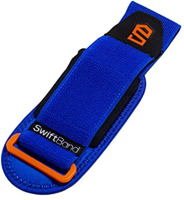 Colorcuff SwiftBand - Correa protectora universal para reloj inteligente, protección de reloj deportivo, compatible con Apple Watch, Garmin, Polar, Fitbit, Coros, Amazfit (M/L, azul)