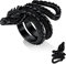 Bestyle Gothic Drachen Ring Schwarz Geschnitzt Edelstahl Vintage Fledermaus Knuckle Ring Punk Fingerring Mit Gravur Schmuck für Herren Jungen Frauen Mädchen Schwarz 66.9(21.3)