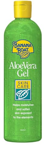 Banana Boat Aloe Vera Gel After Sun, Moisturises and softens skin, Soothing, Fast Absorbing, With Aloe Vera and Vitamin E, 400 ml