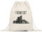Hey!Print FRANKFURT Skyline Turnbeutel Gymsack Souvenir Andenken Deutsche Großstädte Motiv Stadt Silhouette Geschenkidee Umzug