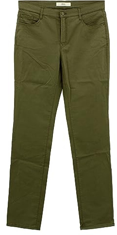 BRAX, Style Mary, Damen Jeans Hose Popelinestretch Khaki D 38 W 29 L 32
