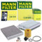 MANN-FILTER Filterset 1x Ölfilter, 1x Luftfilter, 1x Innenraumfilter (Aktivkohlefilter) Kompatibel mit TOYOTA AURIS (_E15_)(_E18_), AVENSIS (_T27_), RAV 4 (_A3_)(_A4_), VERSO (_R2_), YARIS (_P9_)