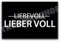 50x LIEBE(R) VOLL Malle Sticker - Mallorca Party Accessoires - Lustige Aufkleber für Festival, Oktoberfest, Agrar Sauf