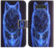 TienJueShi Wolf Flip Stand Brief Leder Tasche Schütz Hülle Handy Case Abdeckung Fall Wallet Cover Etüi Für AGM M9 4G 2.4 inch