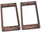 2 Stücke E-Gitarren Holz Humbucker Gitarre Pickup Rahmen Pickup Montagering
