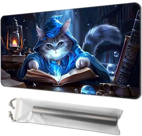 MTG Playmat Tamaño 61.0x35.6 cm - Magic The Gathering Playmat para TCG - Tapete de juego de cartas para magia, con bolsas de almacenamiento gratis, perfecto para juegos de cartas y coleccionables