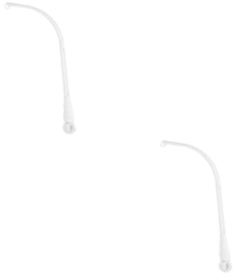 MAGICLULU 2St Cliphalter -Clip-Halfter Spielzeug Halterung Babydeko Aufhängung Babybett Halterung Handlicher Clip Halter kinderzimmer Handyhalter Mobiler Babyarm Plastik Weiß