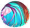 Colored Jellyfish Print Shower Cap For Women,Reusable Bath Cap,Breathable Shower Caps,Bathing Shower Caps With Adjustable
