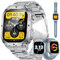 Smartwatch Uomo,2.13 AMOLED Orologio Smartwatch Uomo con Torcia/450mAh/5ATM Impermeabile Smart Watch Militare Fitness con 113 Modalità Sport/Cardiofrequenzimetro/Chiamate Whatsapp Android iOS Argento