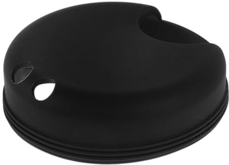 TOYANDONA Wide Mouth Splash Guard Lid for Water Bottles Inner Cap Accessory Compatible with Nalgene Easy Sipper Black Spill-Resistant Cover for Secure Fit and Easy Pouring