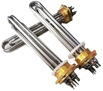Kompatibel mit SNDHEATER, 110 V, 220 V, 380 V Elektroheizung, TEN Widerstand G1 1/4 Gewinde Heizelement for Wasser 3 kW, 4,5 kW, 6 kW, 9 kW, 12 kW mit Becher(DN40,380V,12KW 360mm)