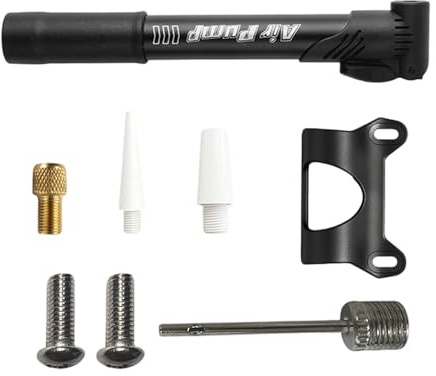 Bicycle Tire Pump - High Pressure Manual Inflator | Tire Pump with 4 Nozzles, Soccer Ball, Basketball, Bike Ball, Filler, for Travel, Cycling, Road Bike