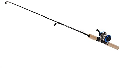 Ahgsup Kit Canna da Pesca Sul Ghiaccio Set Completo di Accessori Durevoli da 27,6 Pollici per attività Invernali All'aperto in Famiglia