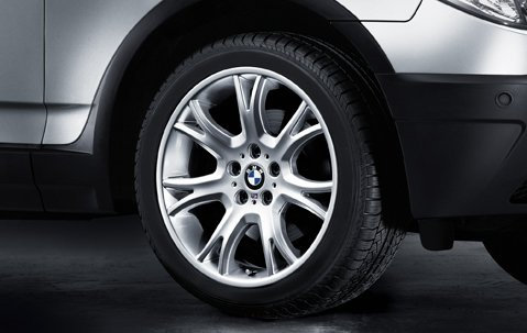 Original BMW Alufelge X3 E83 / LCI Y-Speiche 191 kamacit-grau in 19 Zoll für vorne