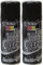suas_International 2 x 200 ml The Rapide Paint Factory Glitter Effect Black Creative Glitter Spray