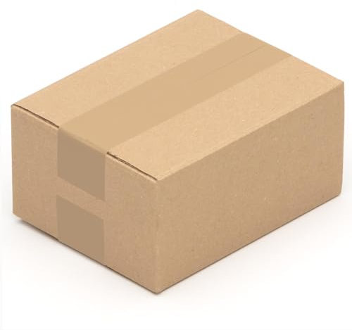 KK Verpackungen Versandkartons 200 x 150 x 90 mm Braun 1-wellig (Außenmaß 205 x 155 x 95 mm) | 1000 Stück, Faltkartons Kartons für Versand als DHL Päckchen S Hermes Päckchen DPD GLS Paketklasse XS
