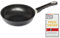 AMT Gastroguss Sauteuse/kleiner Wok, 24 cm Ø, 6 cm hoch, fester Stiel, nicht induktionsgeeignet, Lotan® Antihaft-Veredelung, Gusspfanne (Aluguss), AMZN-624