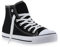 stiefelparadies Damen Sneakers Denim Stoff Spitze Sneaker Low Nieten Glitzer Freizeit Damen Turn Schuhe 35330 Schwarz Weiss 38 Flandell