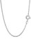 NKlaus 45cm Ankerkette 925 Silber elegante Halskette filigrante Breite 1,1mm Collier 1,6g federleicht 8760
