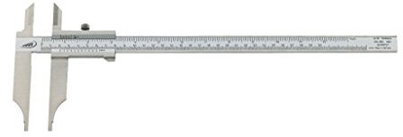 HELIOS-PREISSER 0234218 Werkstattmessschieber aus rostfreiem Stahl mit Spitzen ohne Feineinstellung, 1000 x 150 mm