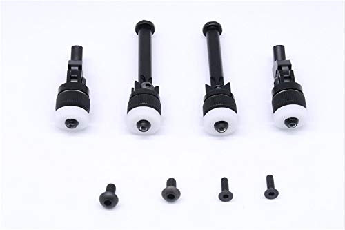 GPM HPI Sport 3 Flux Tuning Teile Aluminium Front+Rear Magnet Body Mount for Porsche - 1 Set Black