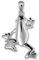 Teenie-Weenie Ketten Anhänger Frosch SD 925er Sterling Silber SDH419J