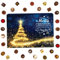 Hallingers Glitzertanne - Adventskalender Pralinen Geschenk handmade teils mit Alkohol aus Edelkakao Schokolade (Box) - Geschenk im Sommer & als perfektes Grillgeschenk | Glückwunsch Chanukka Freundsc