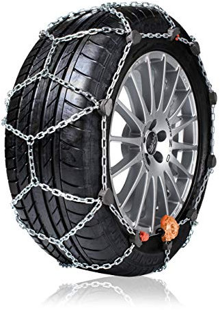 Weissenfels Sport 90 Schneeketten, zugelassen, 1 Paar, empfohlen für Compact SUV, NRCS090STD