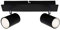 BRILONER - Deckenlampe schwenkbar, GU10 Fassung, max. 40 Watt, Deckenleuchte, Lampe, Wohnzimmerlampe, Schlafzimmerlampe, Küchenlampe, Deckenstrahler, Deckenbeleuchtung, 29x8x12,3 cm, Schwarz