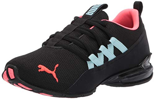 PUMA Damen Riaze Prowl Laufschuh, Black-Ignite pink-aquamarin, 41 EU