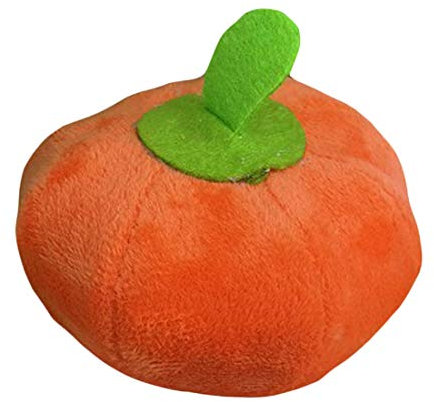 Puppy Quietschende Plüsch-Spielzeug, Kürbis Chew Spielzeug-plüsch-weiches Spielzeug für Hund Holen, Jagen Kleinen Welpen Haustier Hund Stofftier