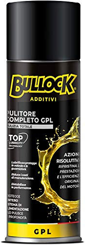 Bullock, Pulitore Completo GPL, Pulizia Totale, Additivo per Motori GPL con Iniettori o Carburatori, Formato da 120 ml