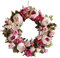 Türkränze,Dekorativer Kranz 40cm Frühlingstürkranz, Künstlicher Blumenkranz Pfingstrosenkranz künstliche Pfingstrosen Hortensie Blume Haustürkränze für Frühling und Sommer Alle Jahreszeiten Kranz