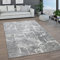 Paco Home Teppich Wohnzimmer Kurzflor Marokkanische Kreis Und Bordüren Muster Modern, Grösse:200x280 cm, Farbe:Grau 6