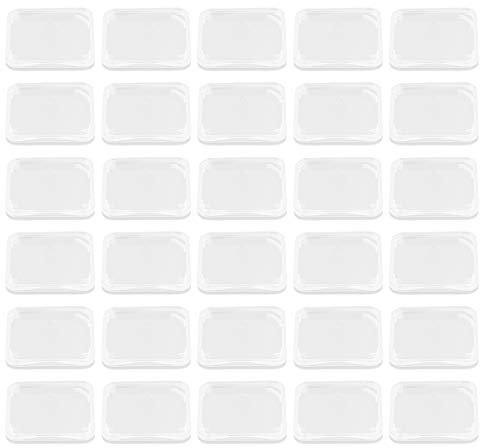 ABOOFAN 1 Set 100 Pcs sd card storage box holder case Plastic Memory Card Storage compact flash case Portable Holder Transparent Memory Cards plastic container pp boutique Accessories
