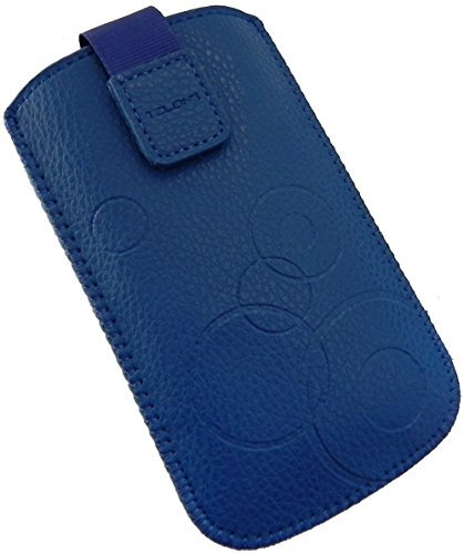 Handyschale24 Slim Case für Nokia 6310 Handytasche Blau Schutzhülle Tasche Cover Etui mit Klettverschluss