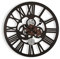 Versa Louisville Dekorative Wanduhr für die Küche, das Wohnzimmer, Esszimmer oder Schlafzimmer, Maßnahmen (H x L x B) 59 x 4 x 59 cm, Metall, Farbe: Schwarz