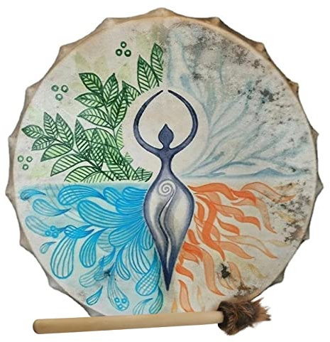 Tibetan Singing Bowl Set Zur Yoga Meditation Tibetische Klangschale Mit Gravuren Sibirische Schamanentrommel