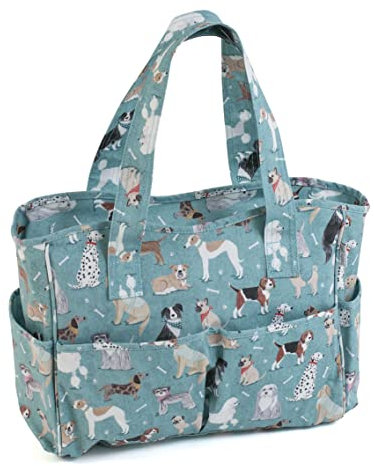 Hobby Gift Craft Storage Tote Bag, Dogs (MRB)