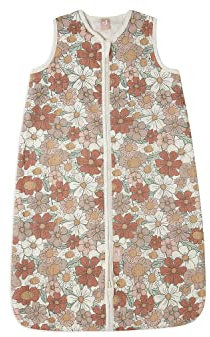 Jollein Baby Boys, Baby Girls, Unisex Baby Musselin Sommerschlafsack, Blossom, 110 cm