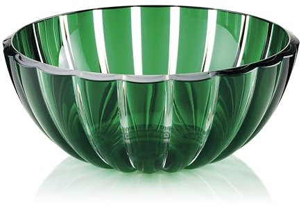 GUZZINI - Récipient L Dolcevita, Bio-Based Plastic, Emerald, 25x25xh10,5