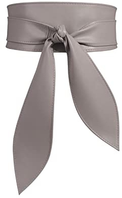 LumiSyne Cinturón Obi De Mujer Retro Ancho Cinturón De Cincha Cuero PU Suave Moda Cinturón Envolvente Con Corbata Cinturon De Nudo Cinturón Corsé Cinturón Para Vestido Fiesta Diaria