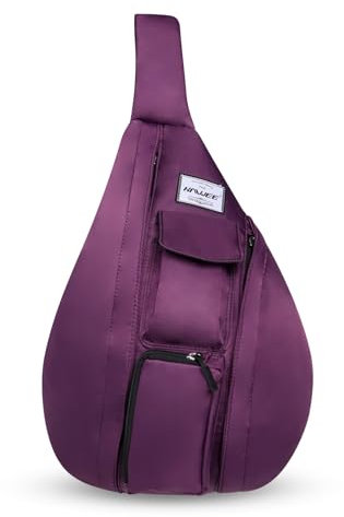 HAWEE Reise Brusttasche Sling Umhangetasche Rucksack Crossbody Schultertasche Daypack Casual für Männer Frauen Teenager Arbeit Reise Studie Outdoor Klettern Wandern Laufen