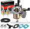 1PZ F6C-540 Kit de joint de carburateur pour Honda GX120 GX160 GX168F GX200 5HP 5.5HP 6.5HP générateur moto tondeuse à gazon avec kit de ressort de rappel d'accélérateur
