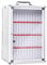 6/12/24/36/48/60-Slot-Handy-Aufbewahrungsschrank, Tragbarer Handy-Schrank, Abschließbare Telefon-Sicherheitsbox, Für Schule, Fabrik, Prüfung, Arbeit (Color : Silver, S : 48)