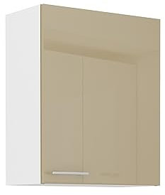 Küche Hängeschrank 60 Lara Cappuccino Hochglanz Küchenzeile Küchenblock
