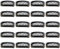 Tadipri Clip de Peluca, 20Pcs Extensión de Pelo Clips, Pinzas de Metal en Forma de U, 9 Dientes Snap-Comb Peluca Clips, para Sujetar Pelucas, Extensiones de Cabello Diy