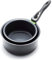 GreenPan Clip Series 1.7QT und 3.3QT Kochtopf-Set mit abnehmbarem Griff, Aluminium, gesunde Keramik-Antihaftbeschichtung, Induktion, spülmaschinenfest, PFAS-frei, Schwarz